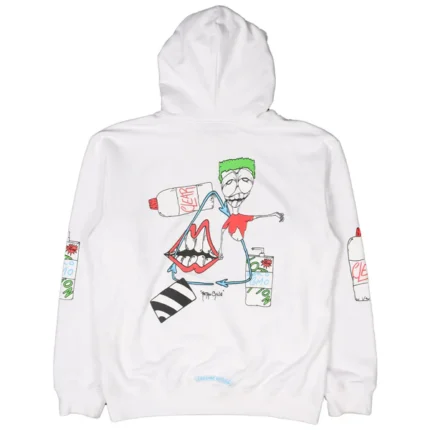 Matty Boy Retro Cycle Hoodie White