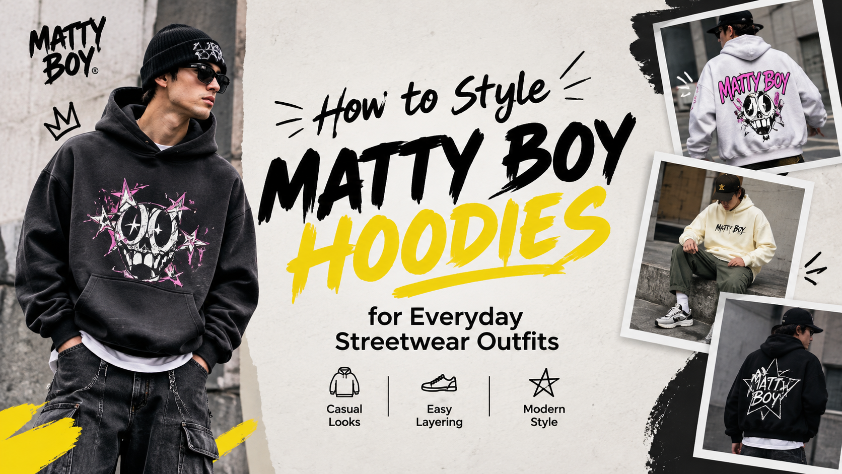How to Style Matty Boy Hoodies for Everyday Streetwear Outfits