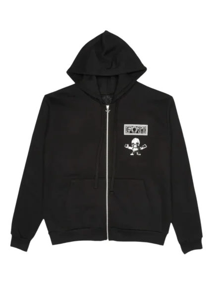 Matty boy Chrome Hearts Foti Tic Tac Toe zip-up hoodie