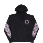 Matty boy Chrome Hearts Glitter Shoulder Floral Logo hoodie