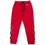 Matty Boy Flame Sweatpants Red