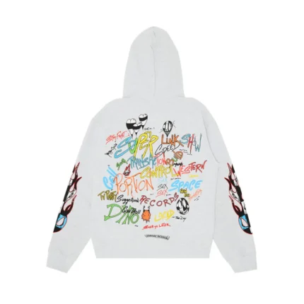 Matty Boy Brain Hoodie Heather Grey [USED] - M (Used)