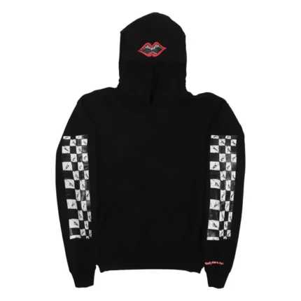 Matty Boy Double Hood Chomper Hoodie Black
