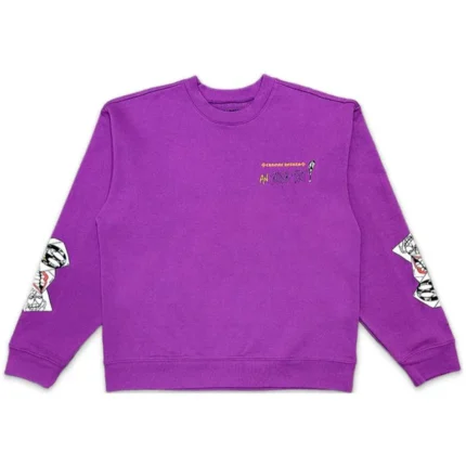 Matty Boy I Want More Not Less Crewneck Purple