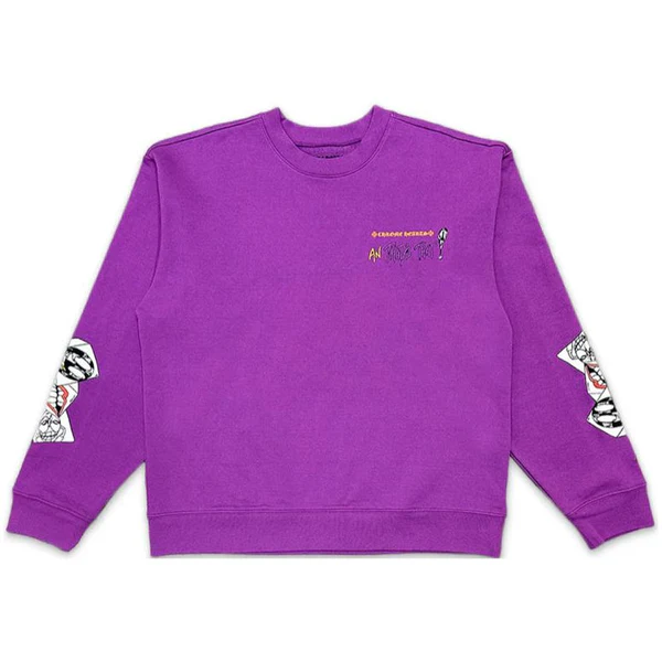Matty Boy I Want More Not Less Crewneck Purple Matty Boy I Want More Not Less Crewneck Purple
