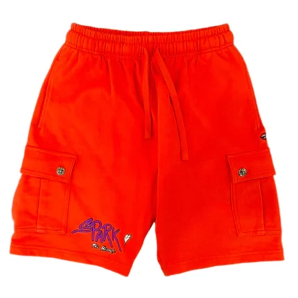 Matty Boy Sadistic Lipstick Cargo Sweat Shorts Red