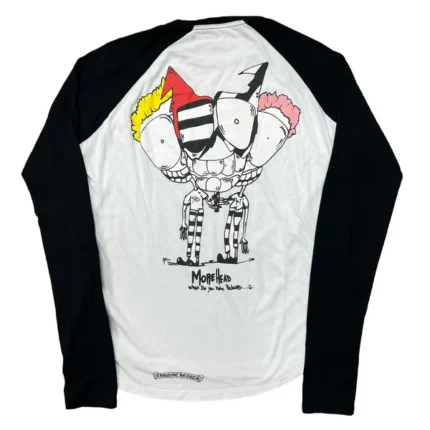 Matty Boy More Head L/S T-Shirt White/Black