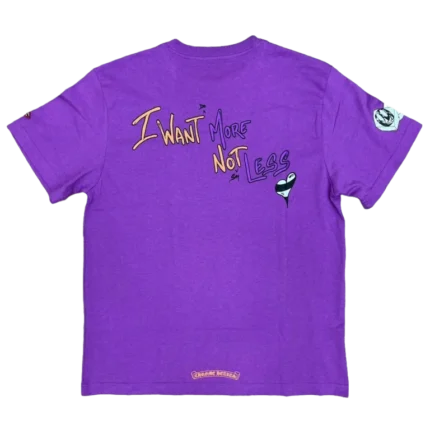 Matty Boy I Want More Not Less T-Shirt Purple