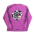 Matty Boy Spider Web L/S T-Shirt Purple