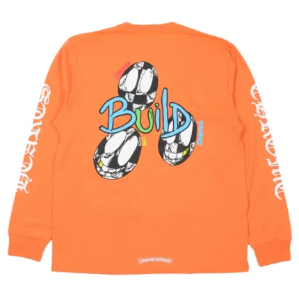Matty Boy Link & Build L/S T-Shirt Orange