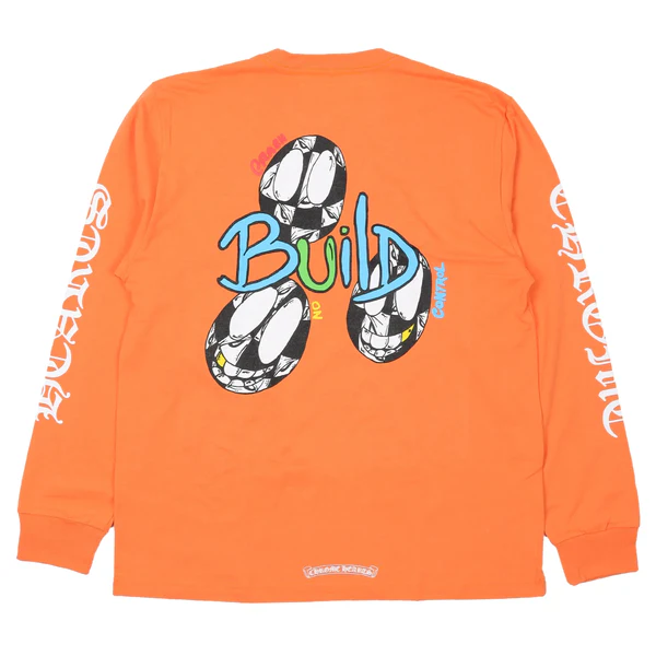 Matty Boy Link & Build L/S T-Shirt Orange Matty Boy Link & Build L/S T-Shirt Orange