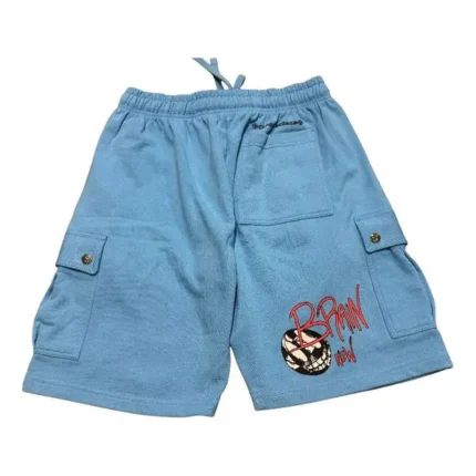 Matty Boy Brain New Cargo Sweat Shorts Blue