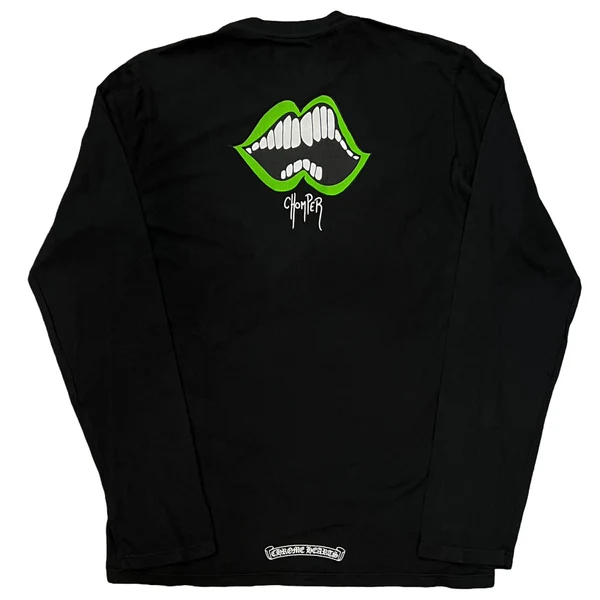 Matty Boy Green Chomper L/S T-Shirt Black Matty Boy Green Chomper L/S T-Shirt Black