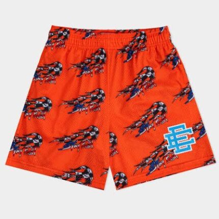 Matty Boy graphic-print Shorts Orange